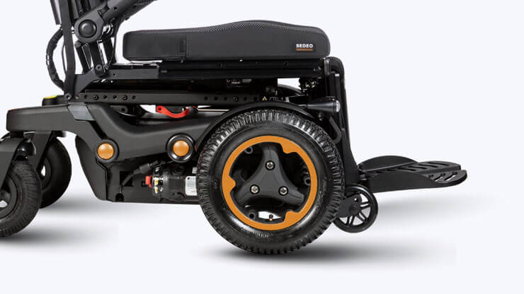 Podnóżek mocowany centralnie pod kątem 90°