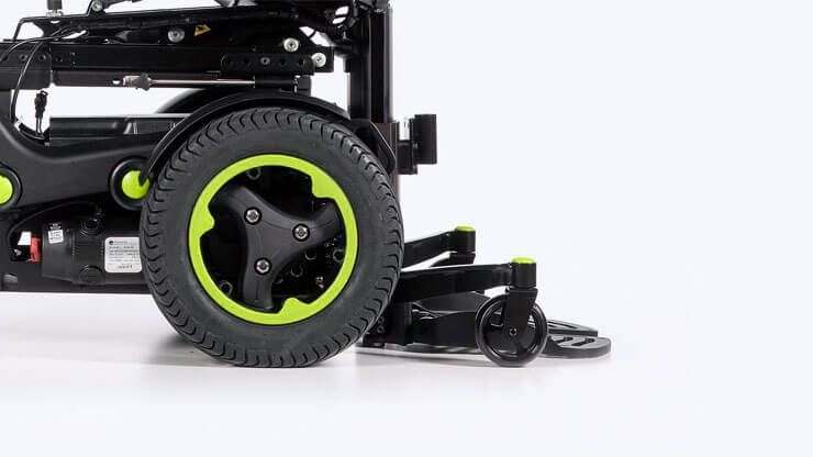 Podnóżek mocowany centralnie pod kątem 90°