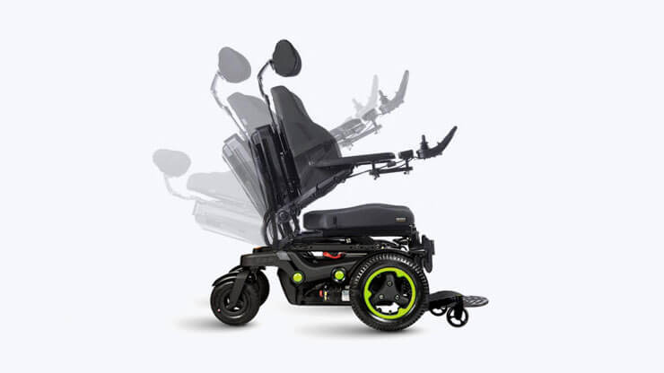 Elektryczna regulacja kata oparcia z funkcja Anti-shear