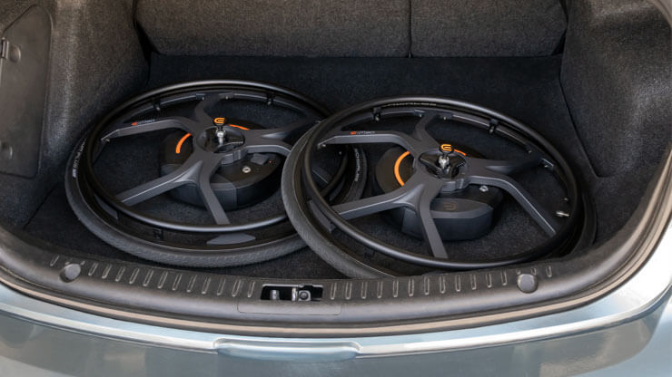 Łatwe do demontażu koła z szybkozłączką